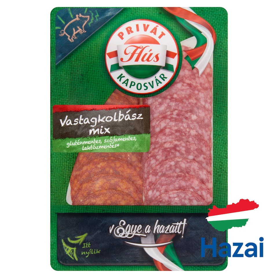 image 1 of Privát Hús Sliced Thick Sausage Mix 60 g