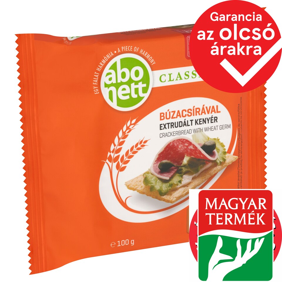 Abonett Classic Crackerbread with Wheat Germ 100 g