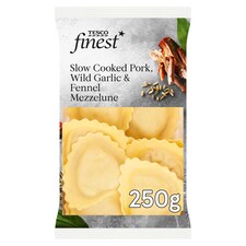 Tesco Finest Pork Wild Garlic & Fennel Mezzelune 250G
