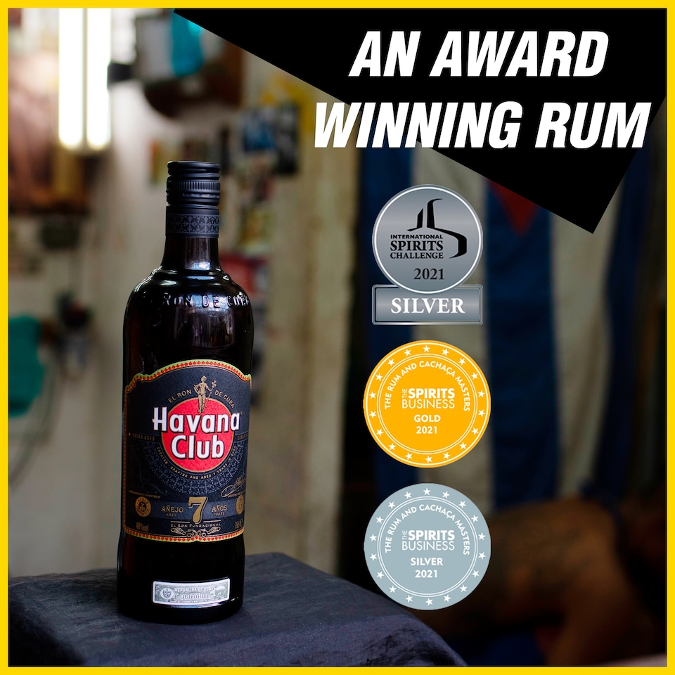 image 1 of Havana Club 7 Year Old Dark Rum 70Cl