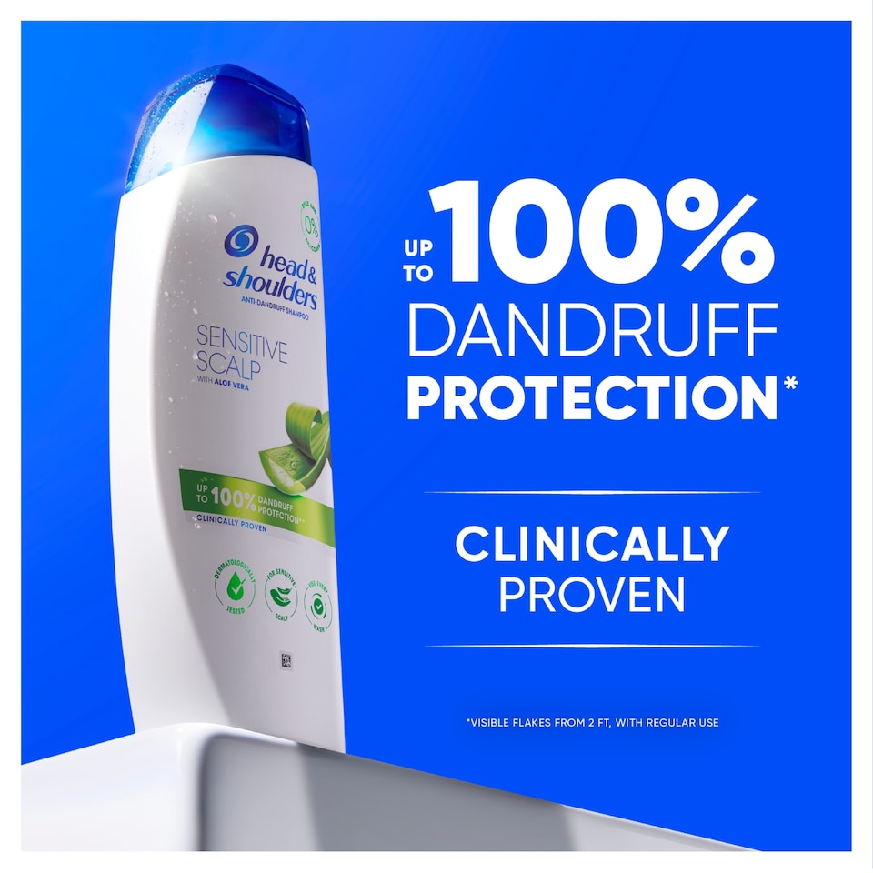 image 1 of Head & Shoulders Sensitive Scalp Anti Dandruff Shampoo 400Ml