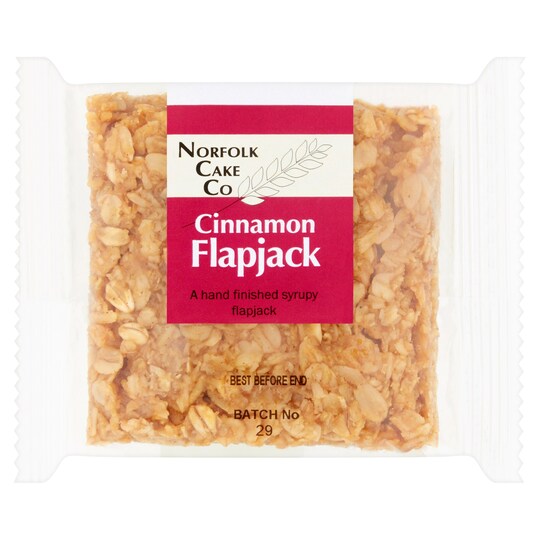 Norfolk Cake Co Cinnamon Flapjack Tesco Groceries