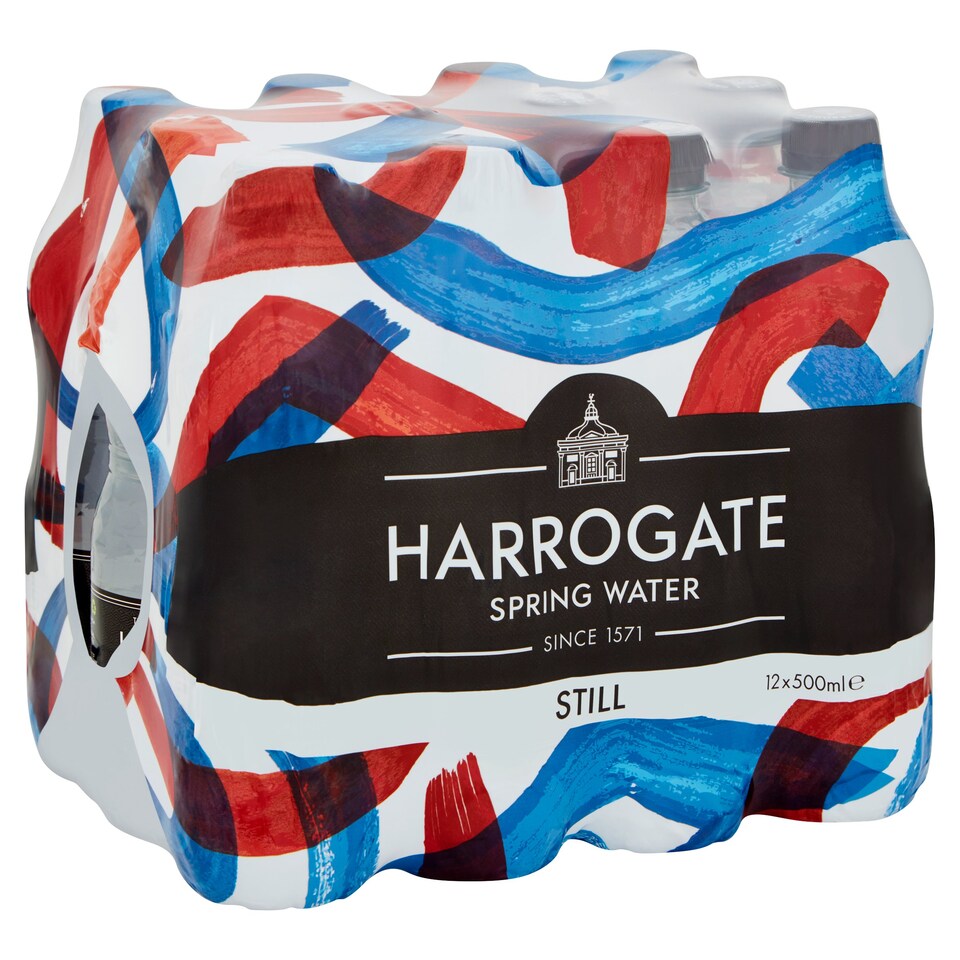 Harrogate Water Still 12X500ml Spring Water Tesco Groceries