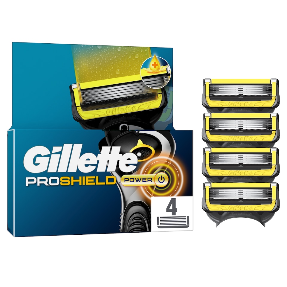 image 1 of Gillette ProShield Power Men's Razor Blades Refills 4 Pack