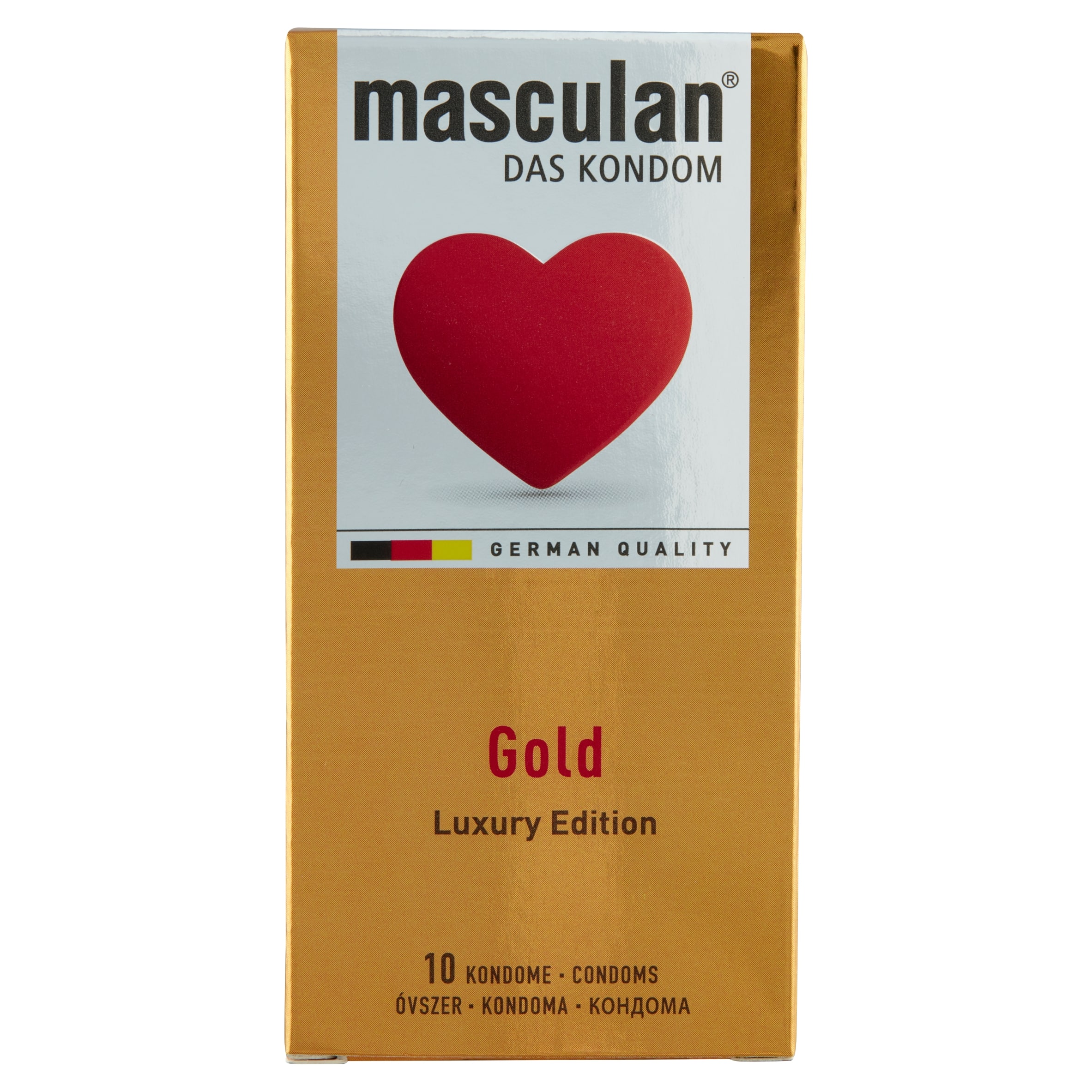 Masculan Gold Luxury Edition Condoms 10 pcs - Tesco Groceries