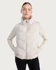 image 1 of F&F Active OUTDOOR Scuba Sleeved Padded Jacket in Neutral