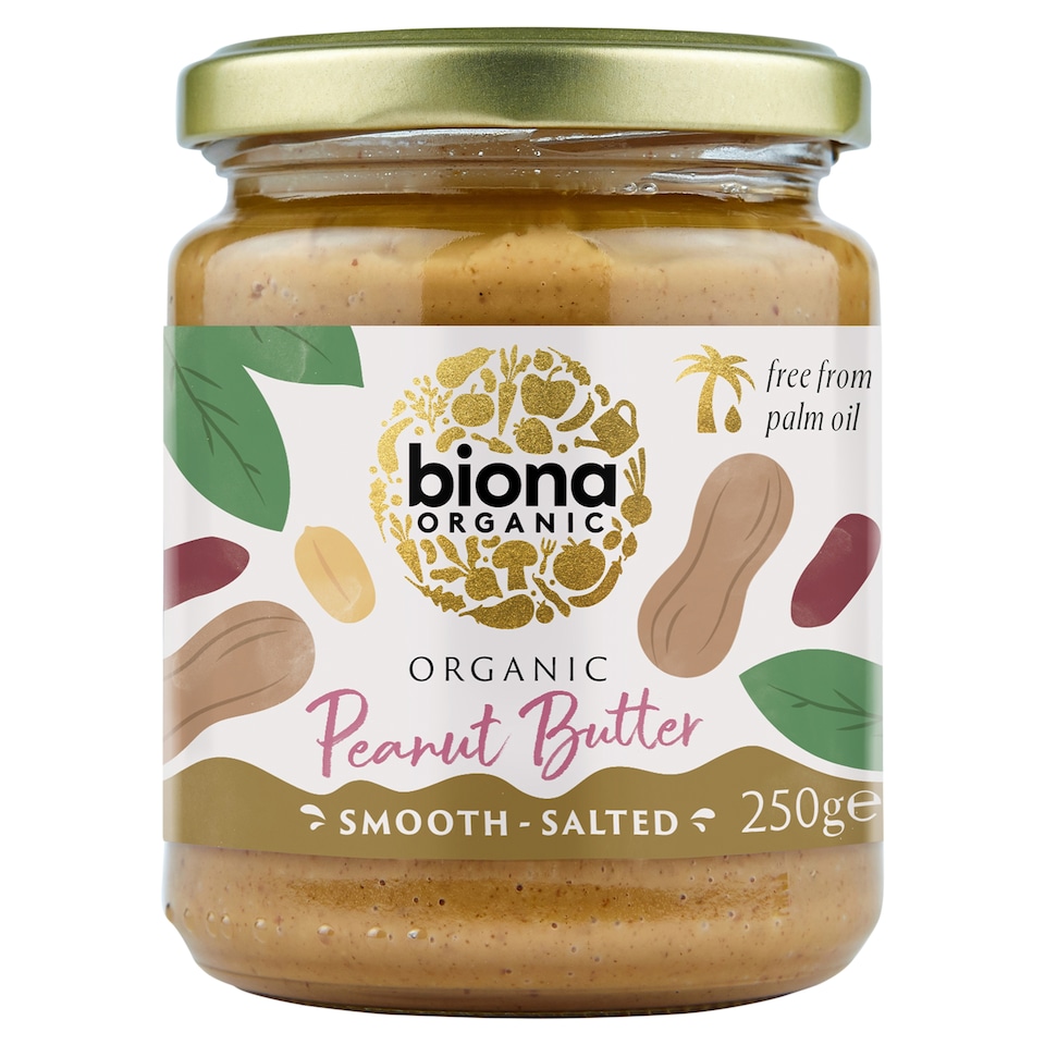 Biona Organic Smooth Peanut Butter with Salt 250g