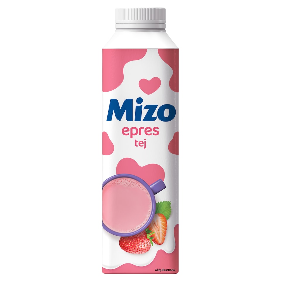 Mizo Low-Fat Strawberry Milk 450 ml