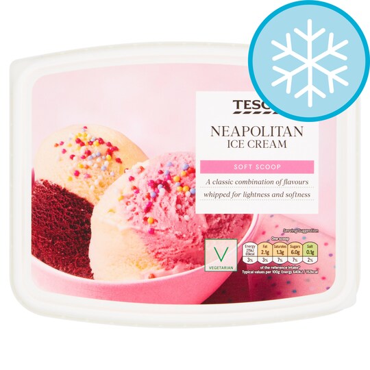 neapolitan ice cream tesco