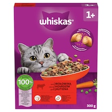 Whiskas S výborným hovädzím 300 g