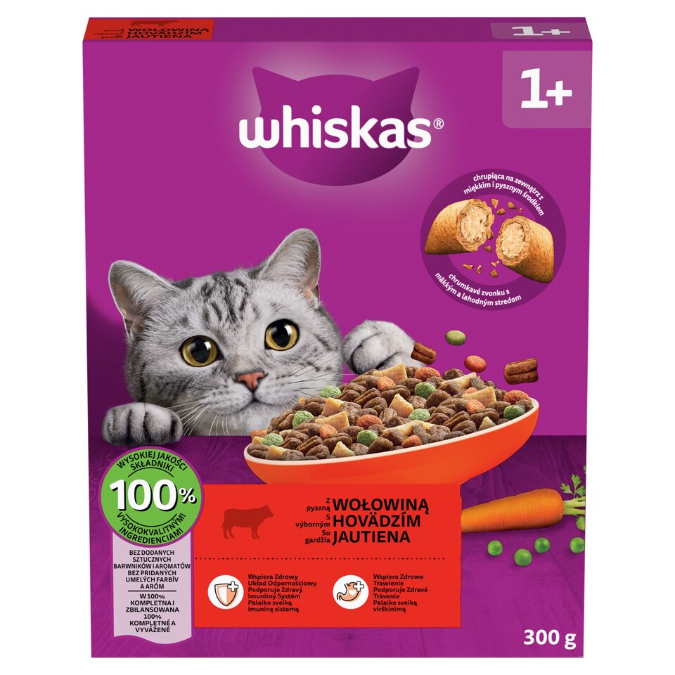 Whiskas with Excellent Beef 300 g