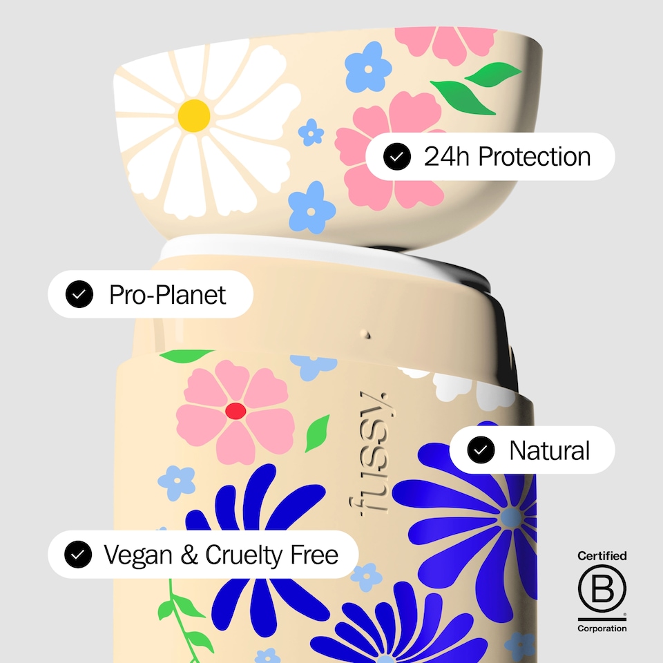 image 1 of Fussy Natural Deodorant Refill Jasmine Bloom 40g