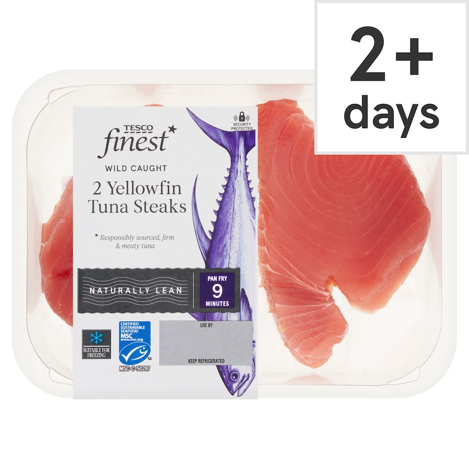 Tesco Finest 2 Yellowfin Tuna Steaks 240g