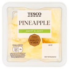 Tesco Pineapple Chunks 145G