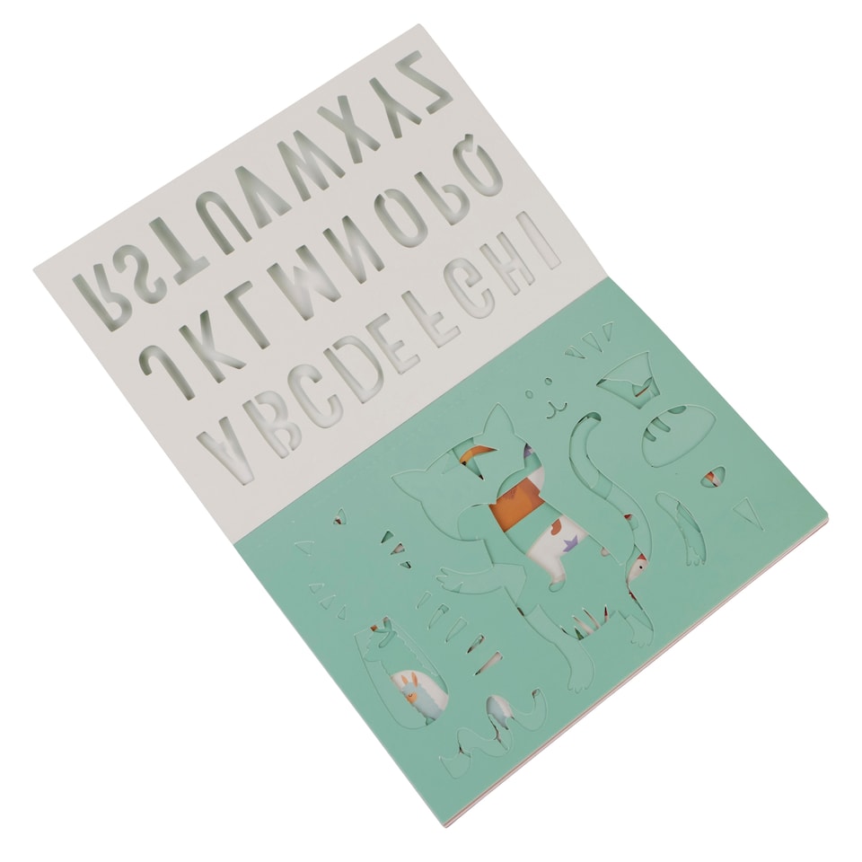 image 1 of Crayola Stencil Craft Pad