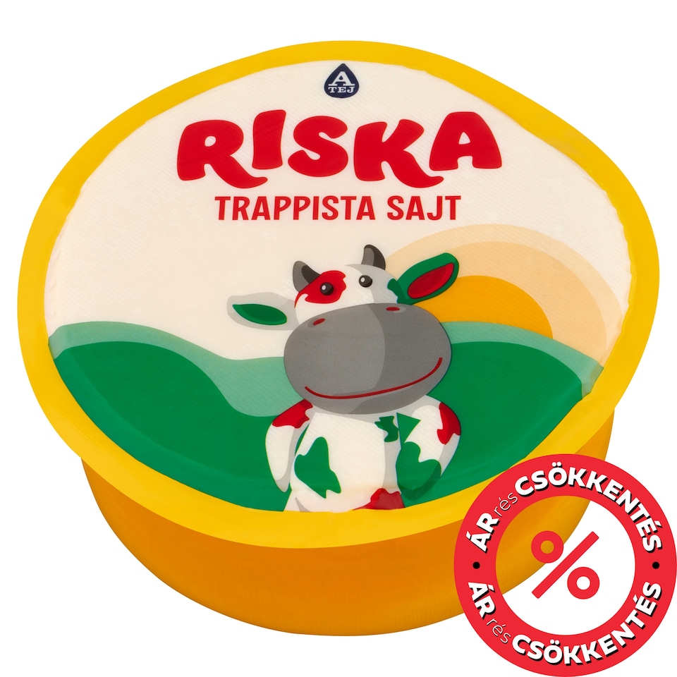 Riska félzsíros, félkemény sajt