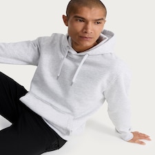 F&F Active EVERYHOUR Regular Fit Drawstring Hoodie in Grey Marl