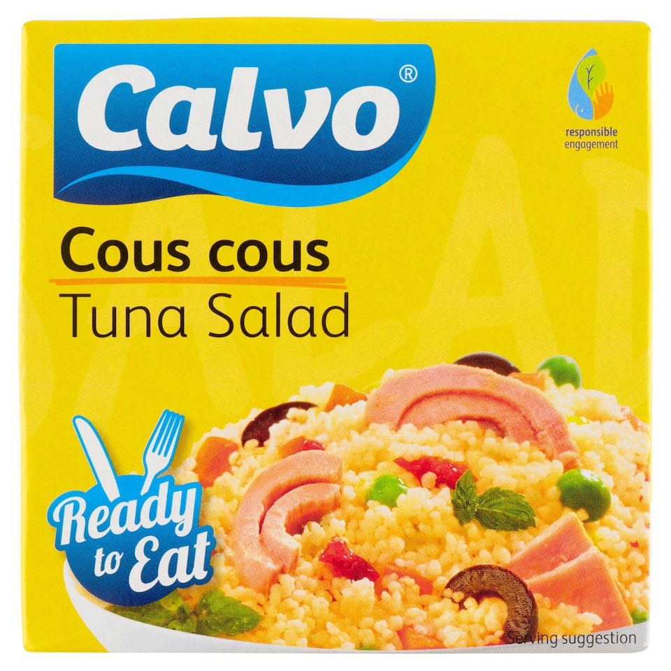 obrázok 1 z Calvo Tuniakový šalát so zeleninou a kuskusom 150 g