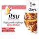 image 1 of itsu spicy chicken 8 gyoza dumplings 150g