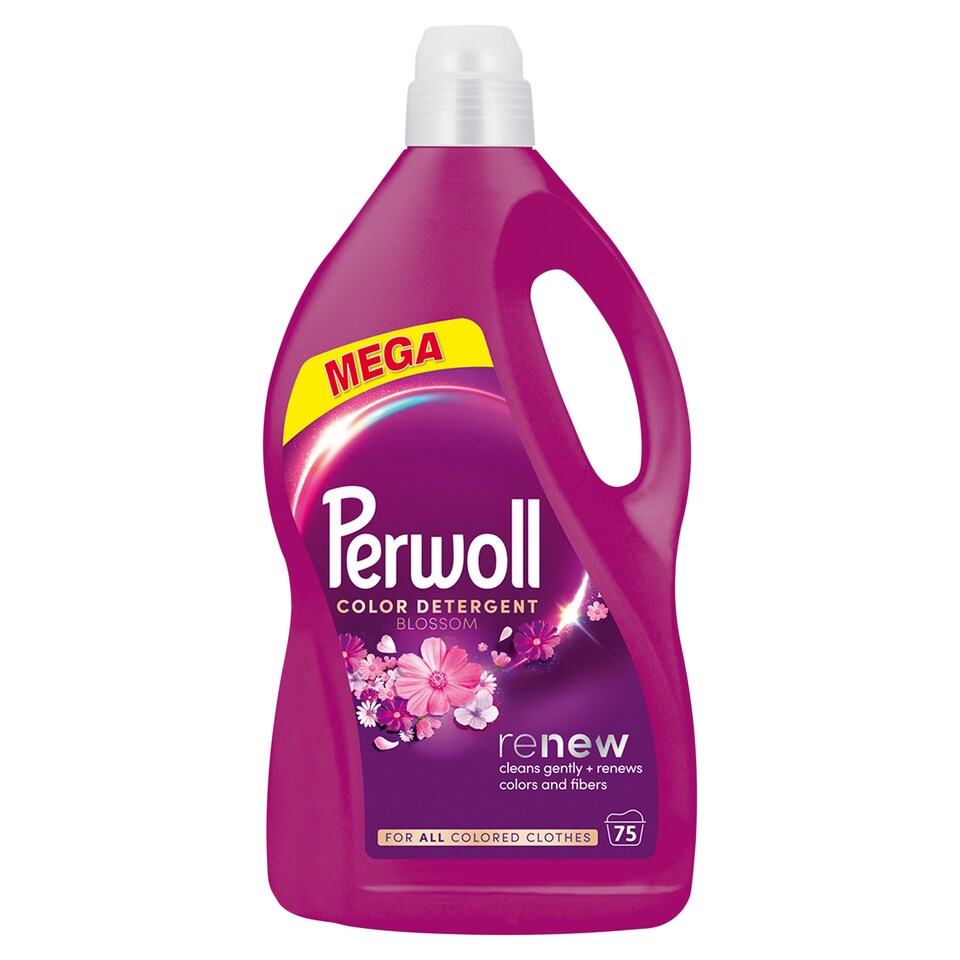 Perwoll prací gél Blossom 75 praní, 3750 ml