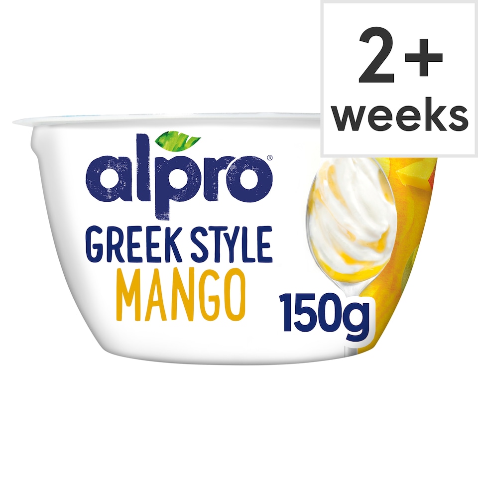 image 1 of Alpro Greek Style Mango Dairy Free Yoghurt Alternative 150g