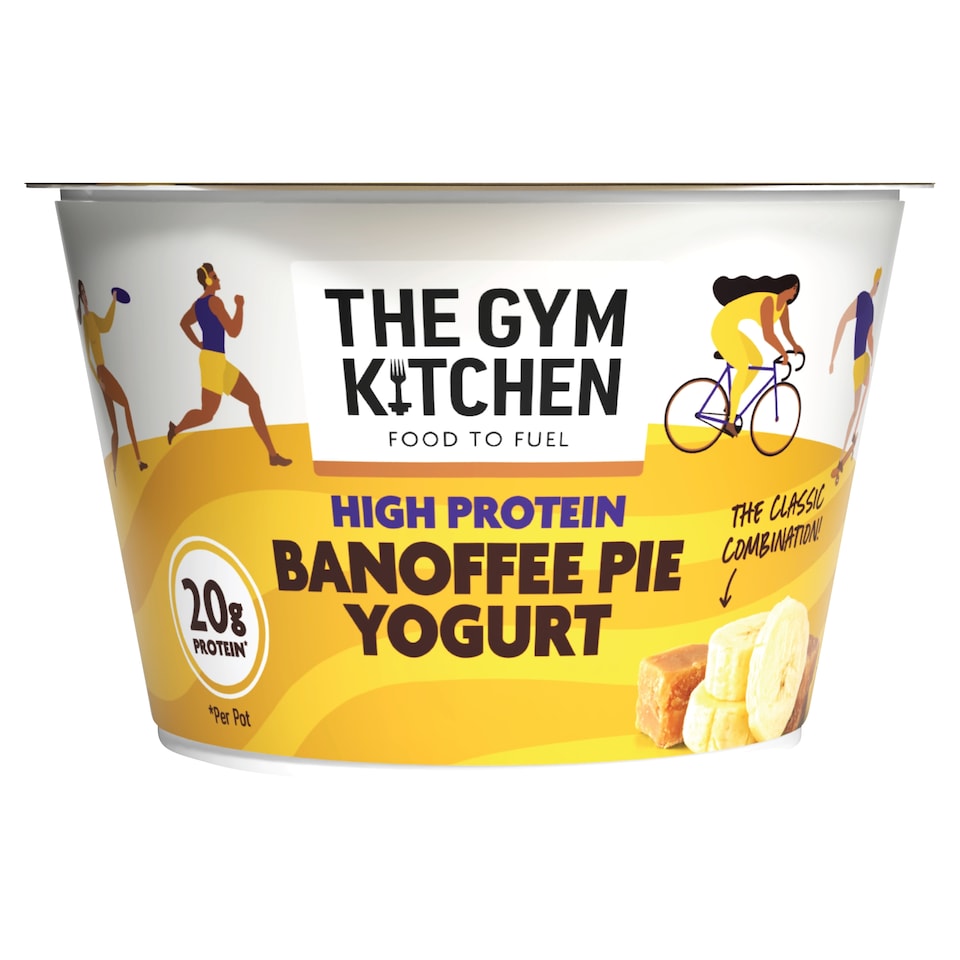 image 1 of The Gym Kitchen High Protein Banoffee Pie Yogurt 200g