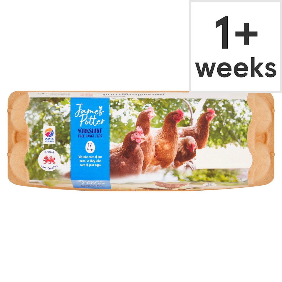Yorkshire Large Free Range Eggs X12