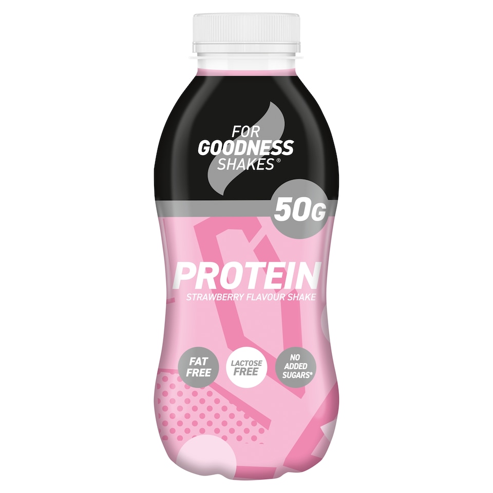 For Goodness Shakes Protein Strawberry Shake 471ml