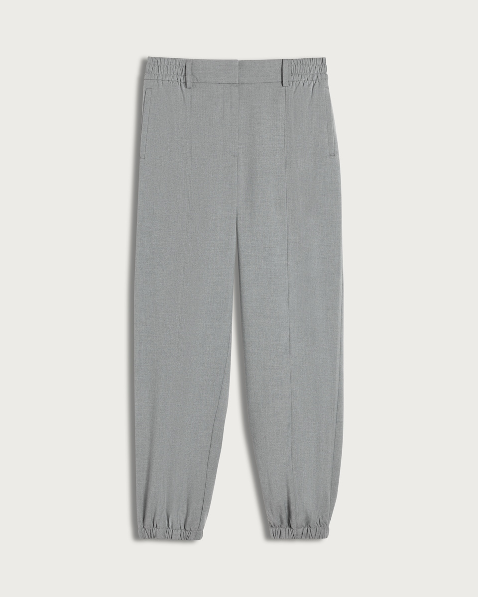 image 1 of F&F Cuffed Co-ord Trousers in Grey