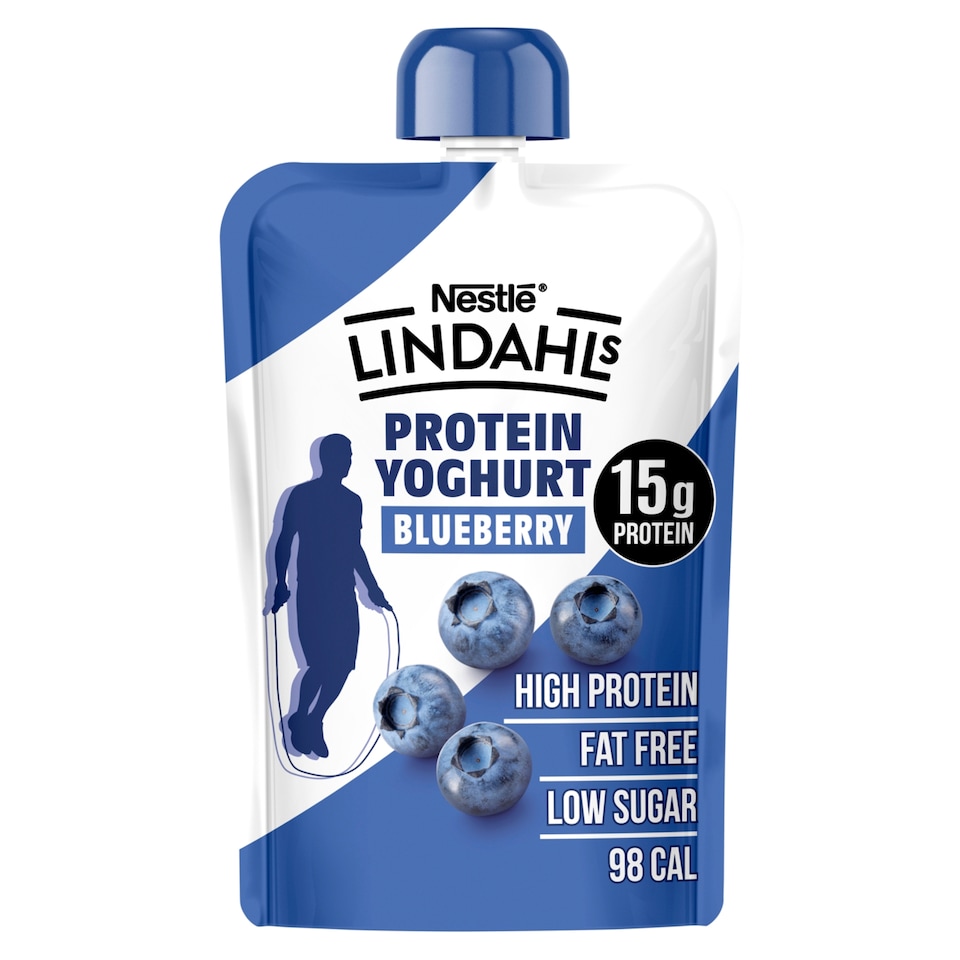 Lindahls Protein Yoghurt Blueberry 150g Pouch