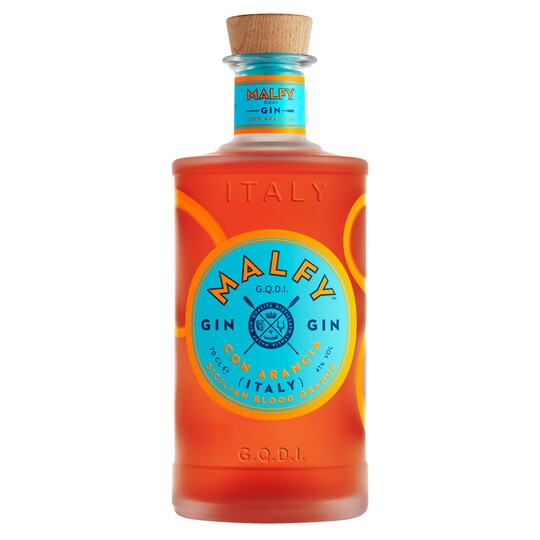 Malfy Con Arancia Blood Orange Gin 70Cl Tesco Groceries
