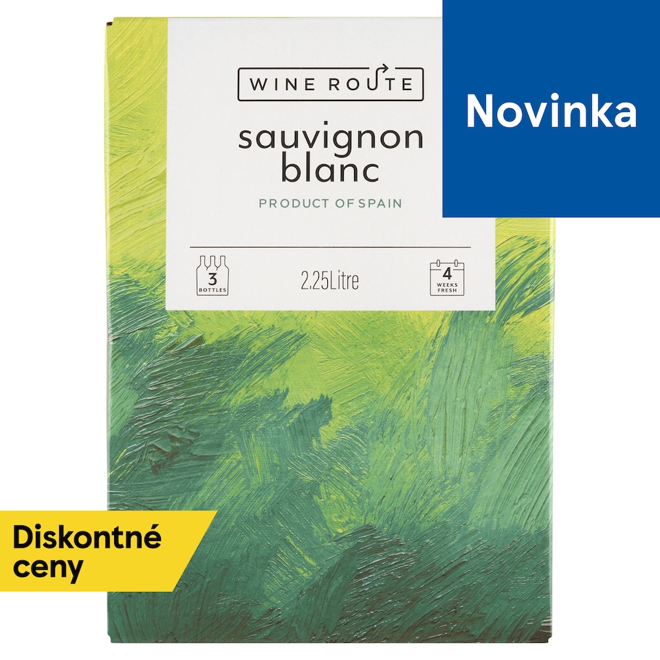 Wine Route Sauvignon Blanc biele víno polosuché 2,25 l