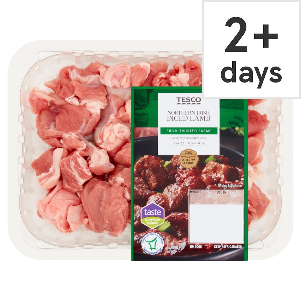 Tesco Northern Irish Diced Lamb 300g