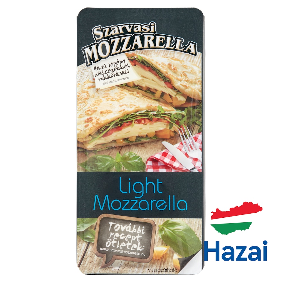 Szarvasi Szeletelt Mozzarella light 100 g 1. kép