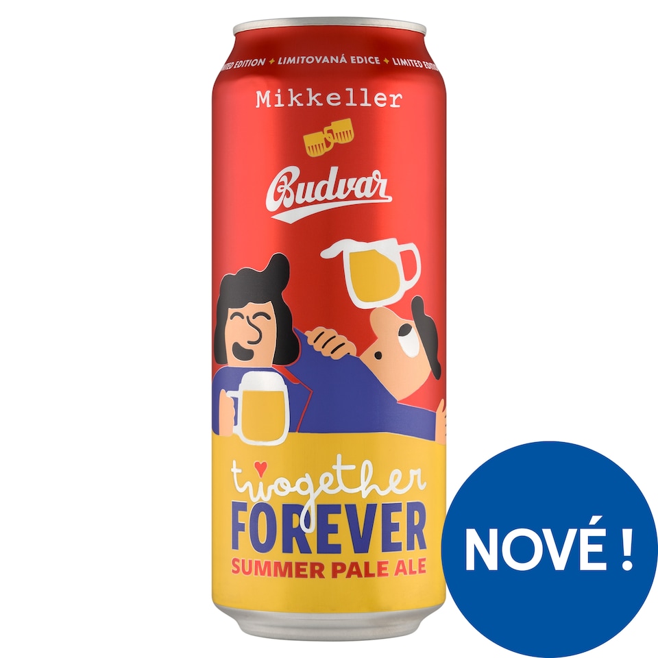 image 1 of Mikkeller Budvar Twogether Forever Summer Pale Ale Draft Pale Beer 0.5L