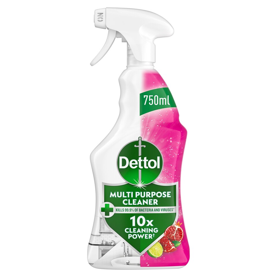Dettol Antibacterial Multipurpose Cleaning Spray Pomegranate 750ml
