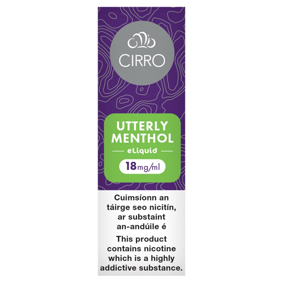 Cirro Utterly Menthol 18Mg