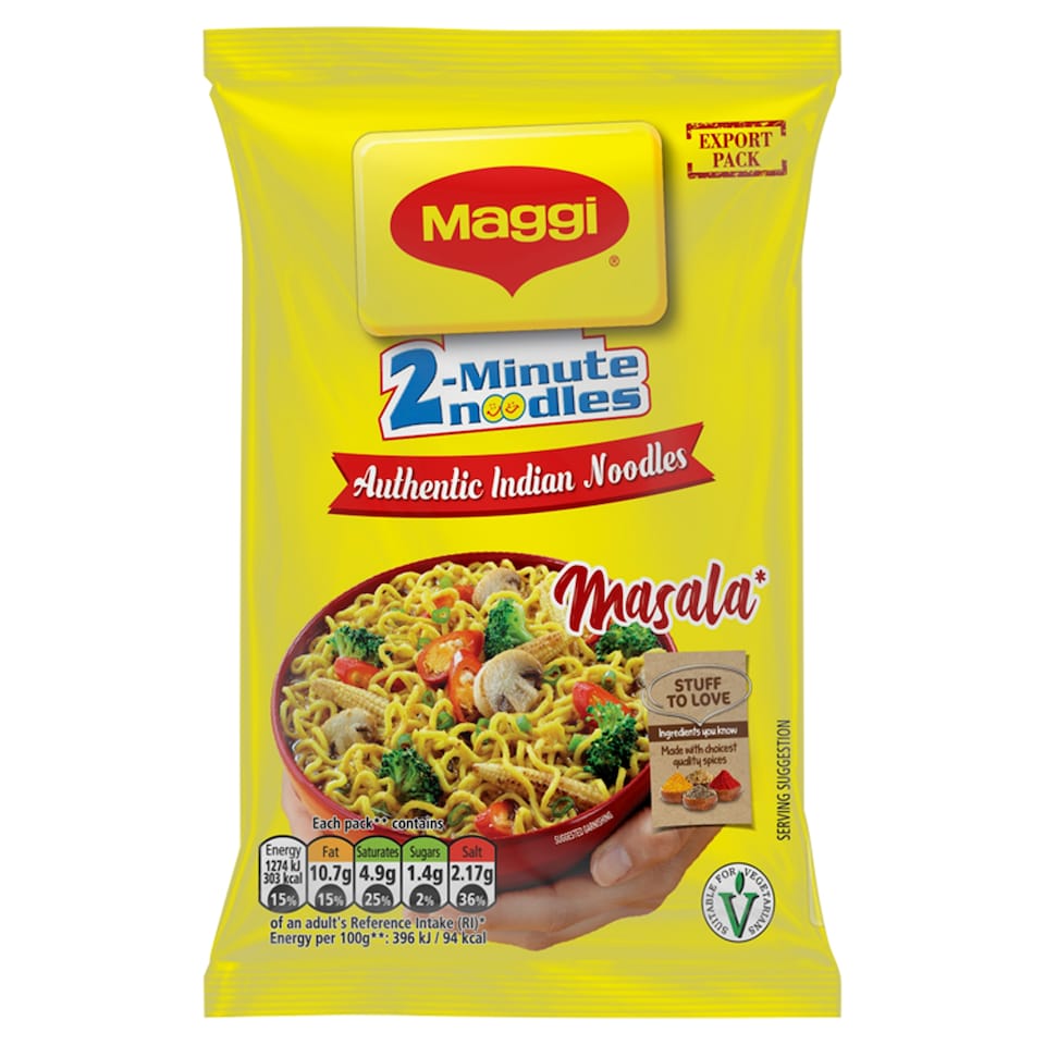 image 1 of Maggi 2 Minute Masala Flavour Instant Noodles 70g