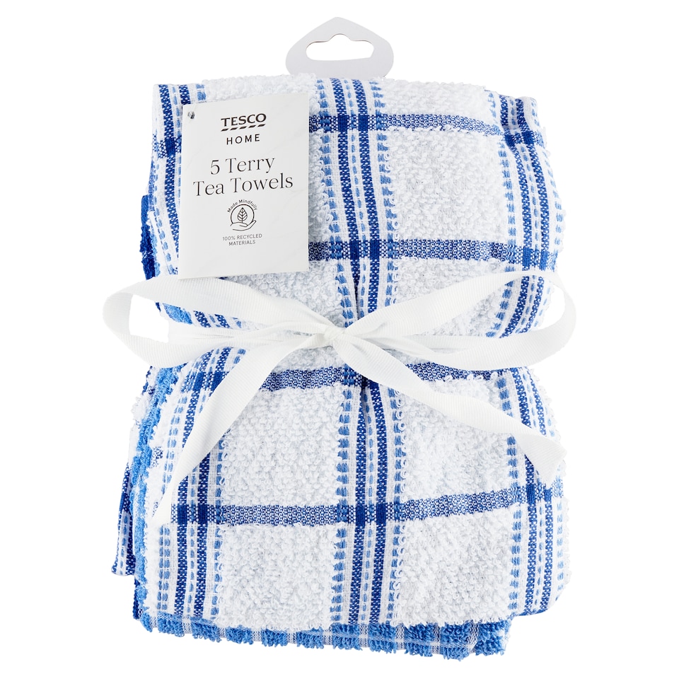 Tesco Home Terry utierka 5 ks