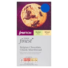 Tesco Finest Free From Belgian Chocolate Chunk Shortbread 150g