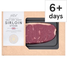 Tesco Finest AA Salt Dry Aged Beef Sirloin Steak 350g
