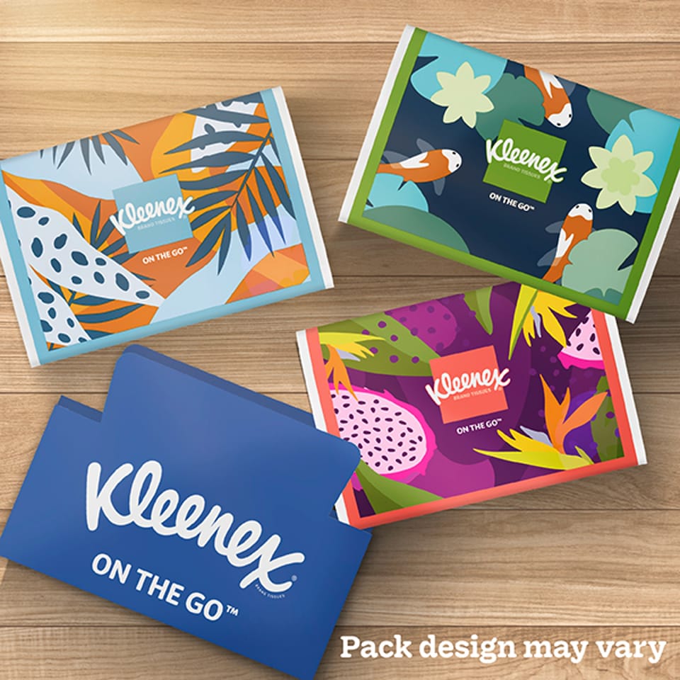 image 1 of KLEENEX ON THE GO WALLETS 3x10 sheets