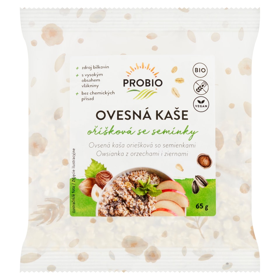image 1 of Probio Nutty Oatmeal with Seeds 65g