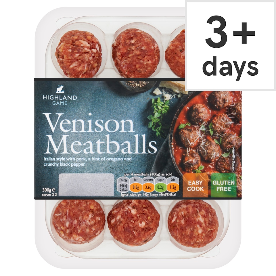 Highland Game Venison Meatballs300g(L)