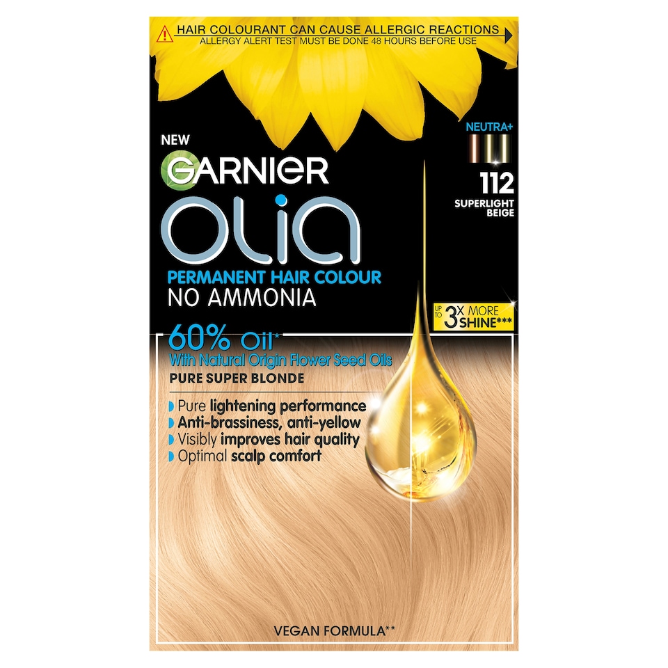 image 1 of Garnier Olia 112 Light Beige Blonde Prmt Hair Dye