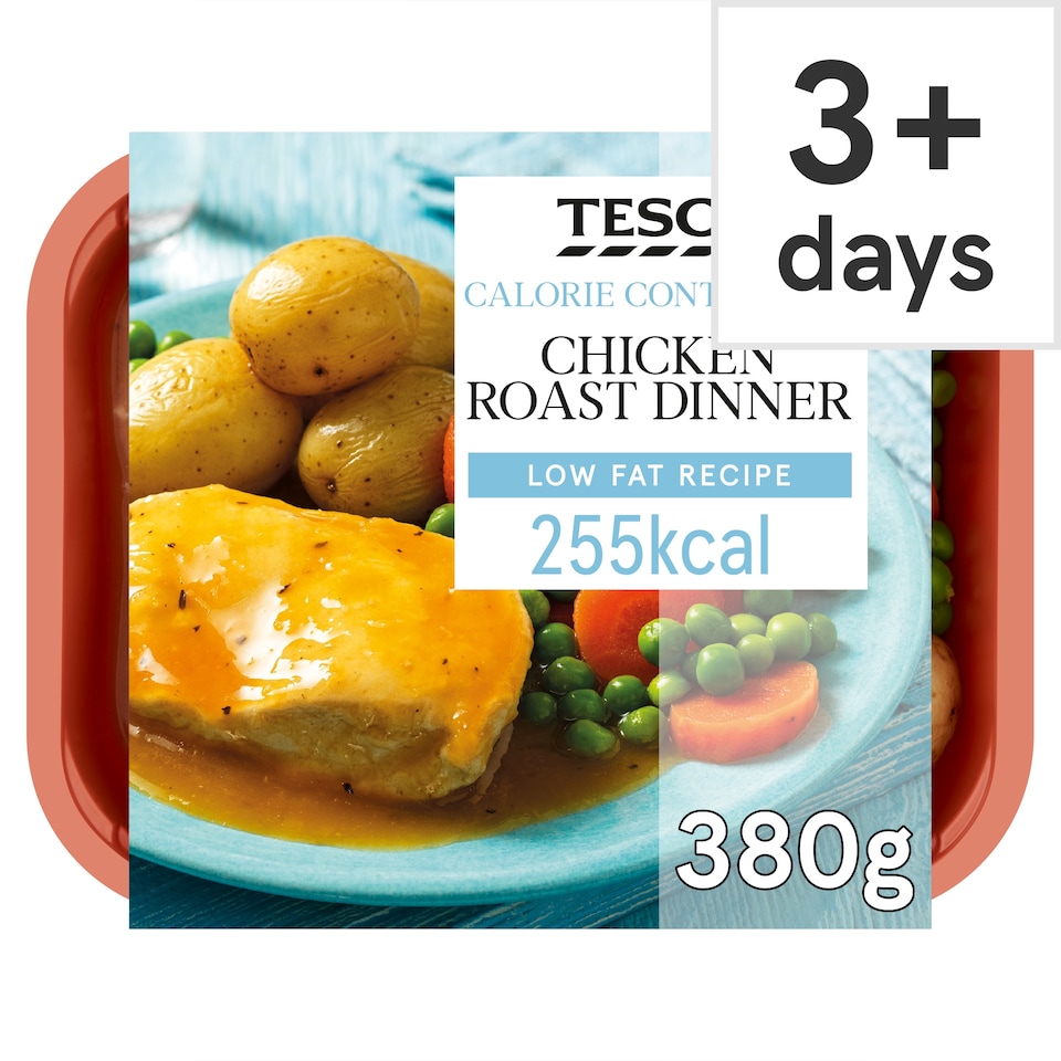 Tesco Calorie Controlled Chicken Roast Dinner 380G