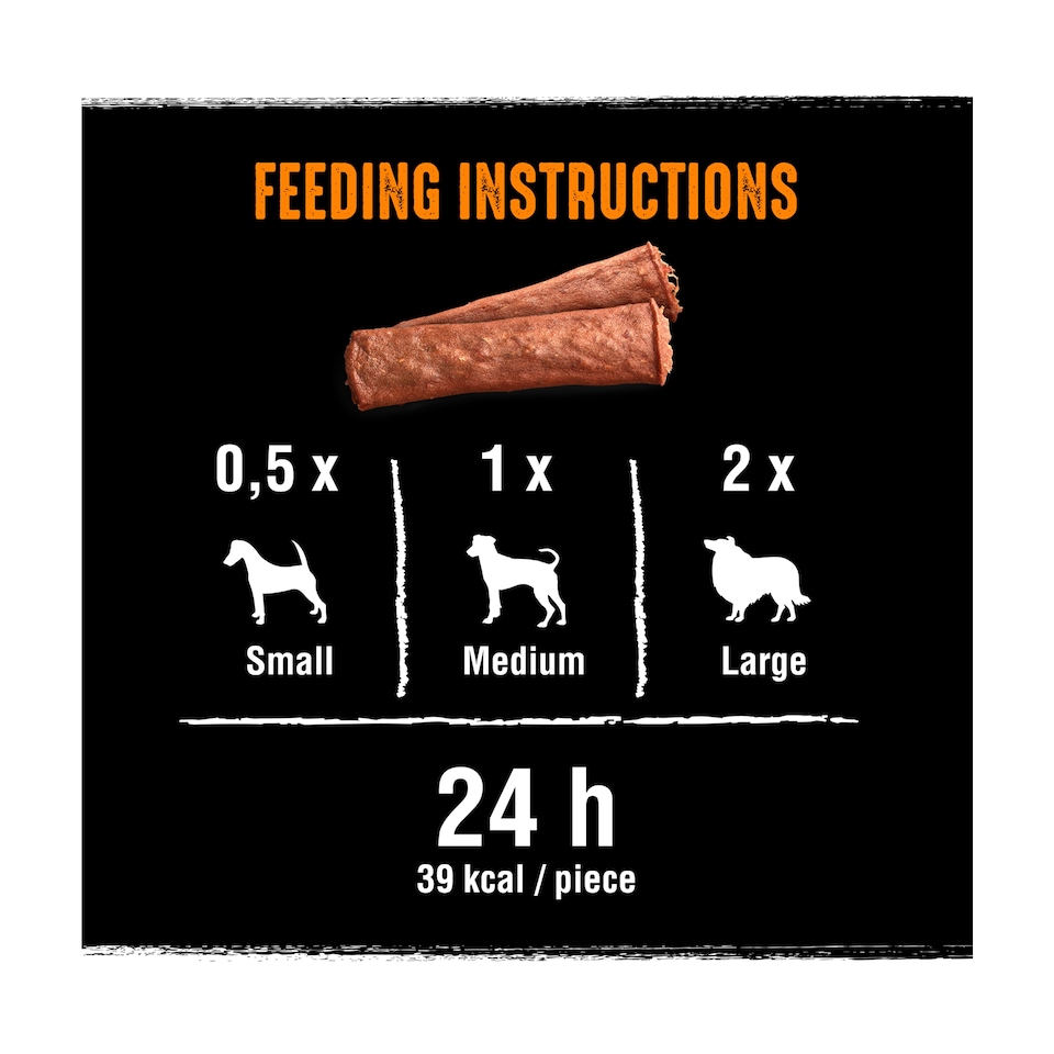 image 1 of Crave Natural Grain Free Protein Strip Adult Dog Treat Turkey & Chicken 55g