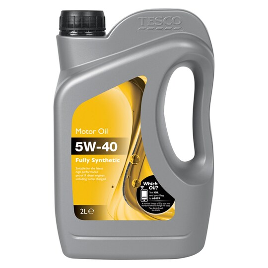 Tesco 5W40 Fully Synthetic Oil 2L Tesco Groceries