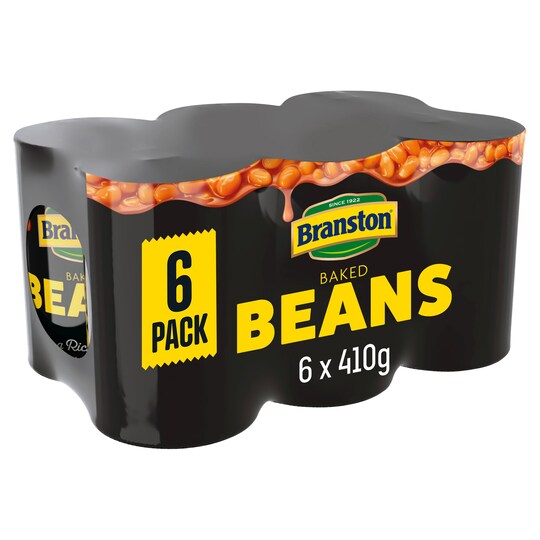 Branston Beans 410G X 6 Pack Tesco Groceries