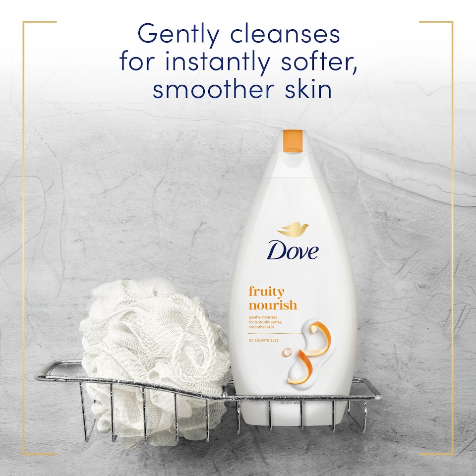 image 1 of Dove Fruity Nourish Body Wash Shower Gel 450ml